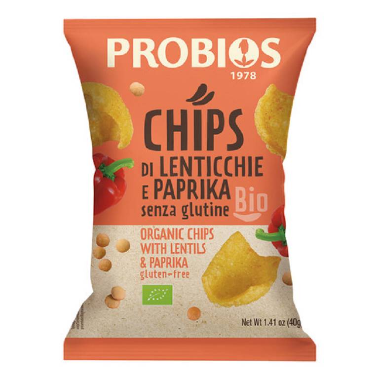 CHIPS DI LENTICCHIE E PAPRIKA