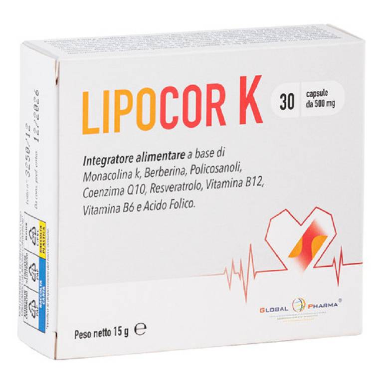 LIPOCOR K 30CPS