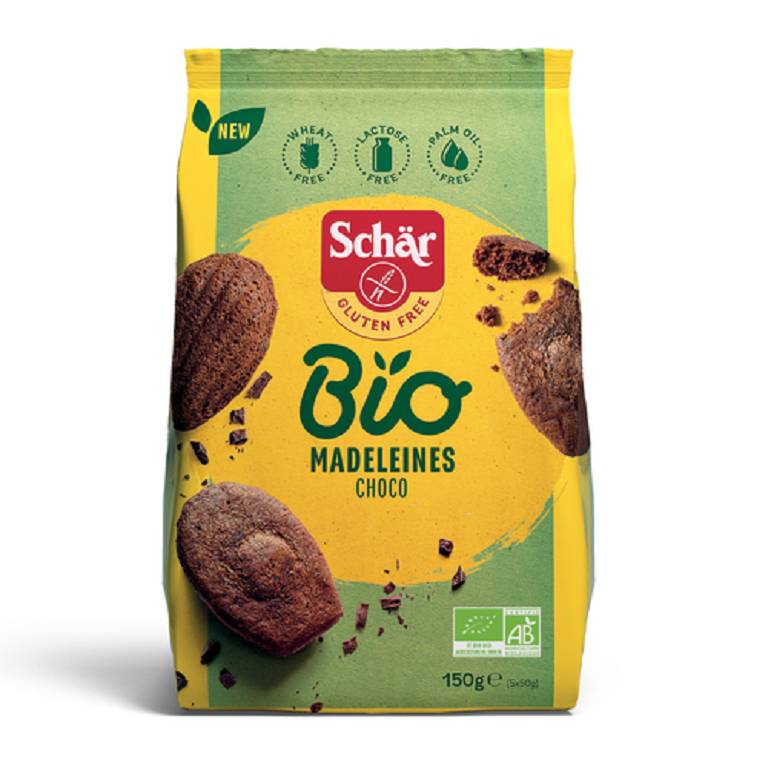 SCHAR BIO MADELEINES CHOCO150G